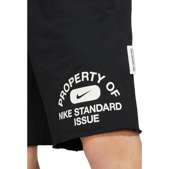 Nike Dri-FIT Standard Issue Basketball Shorts, French Terry Black, Men's Size XL - Picture 6 of 9